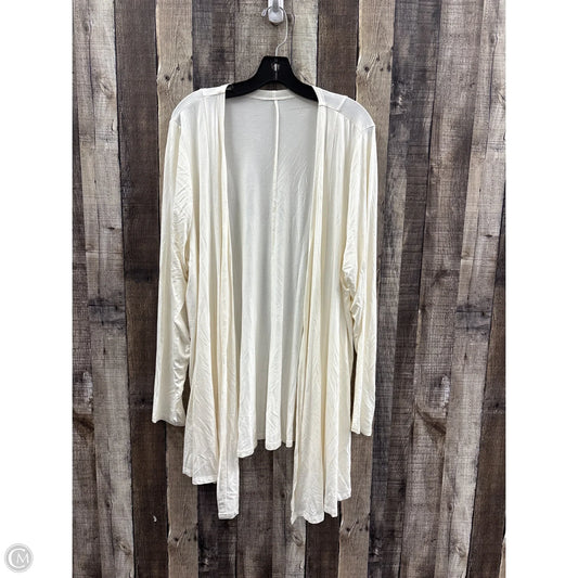Cardigan By Lane Bryant In Cream, Size: 3x