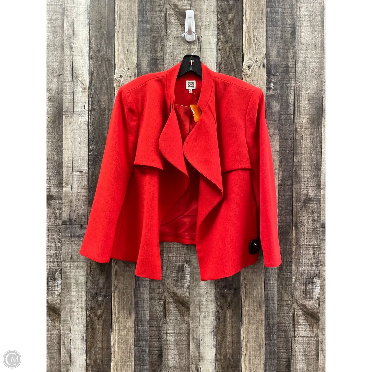 Blazer By Anne Klein In Red, Size: Xl