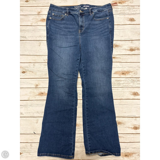 Jeans Straight By Torrid In Blue Denim, Size: 20