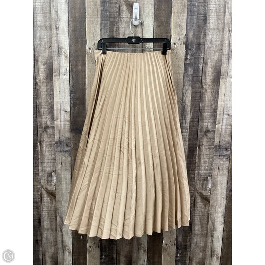 Skirt Maxi By Zara In Gold, Size: L