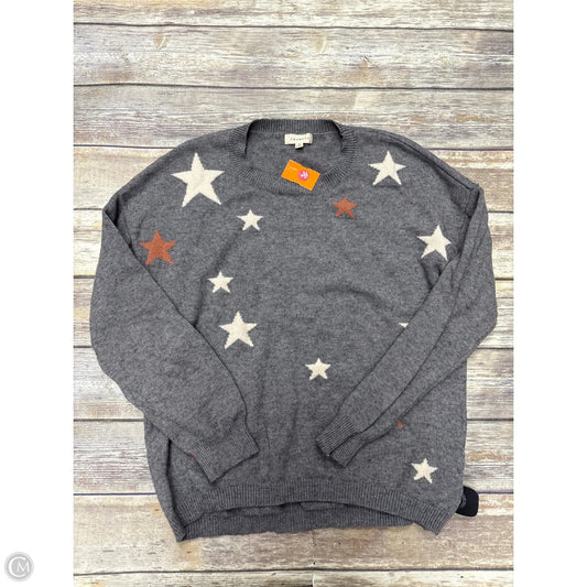Sweater By Promesa In Grey, Size: M