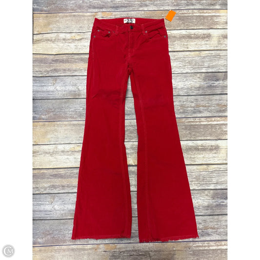 Pants Corduroy By We The Free In Red, Size: 0