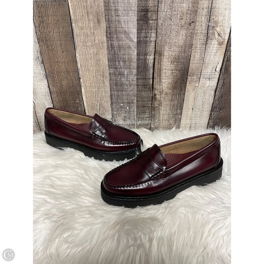 Shoes Flats By Gh Bass And Co In Maroon, Size: 7.5