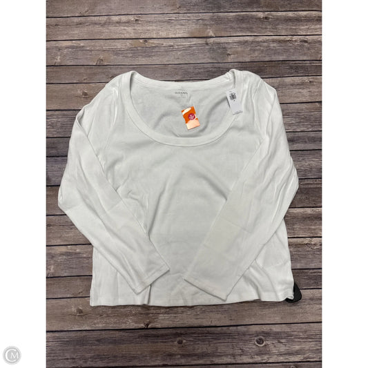 Top Long Sleeve Basic By Old Navy In White, Size: 2x