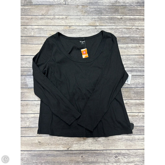 Top Long Sleeve Basic By Old Navy In Black, Size: 2x