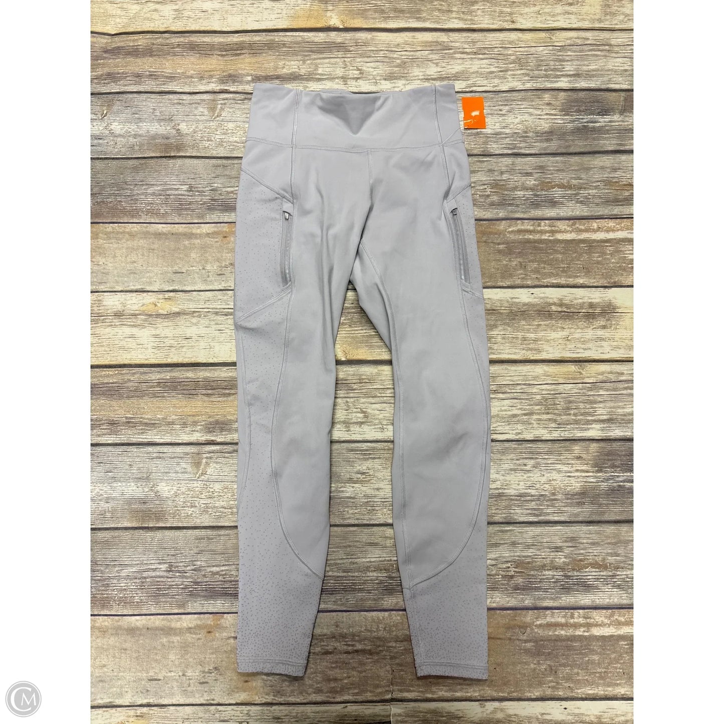 Athletic Leggings By Athleta In Grey, Size: S