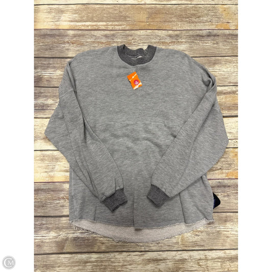 Sweatshirt Crewneck By Cme In Grey, Size: L