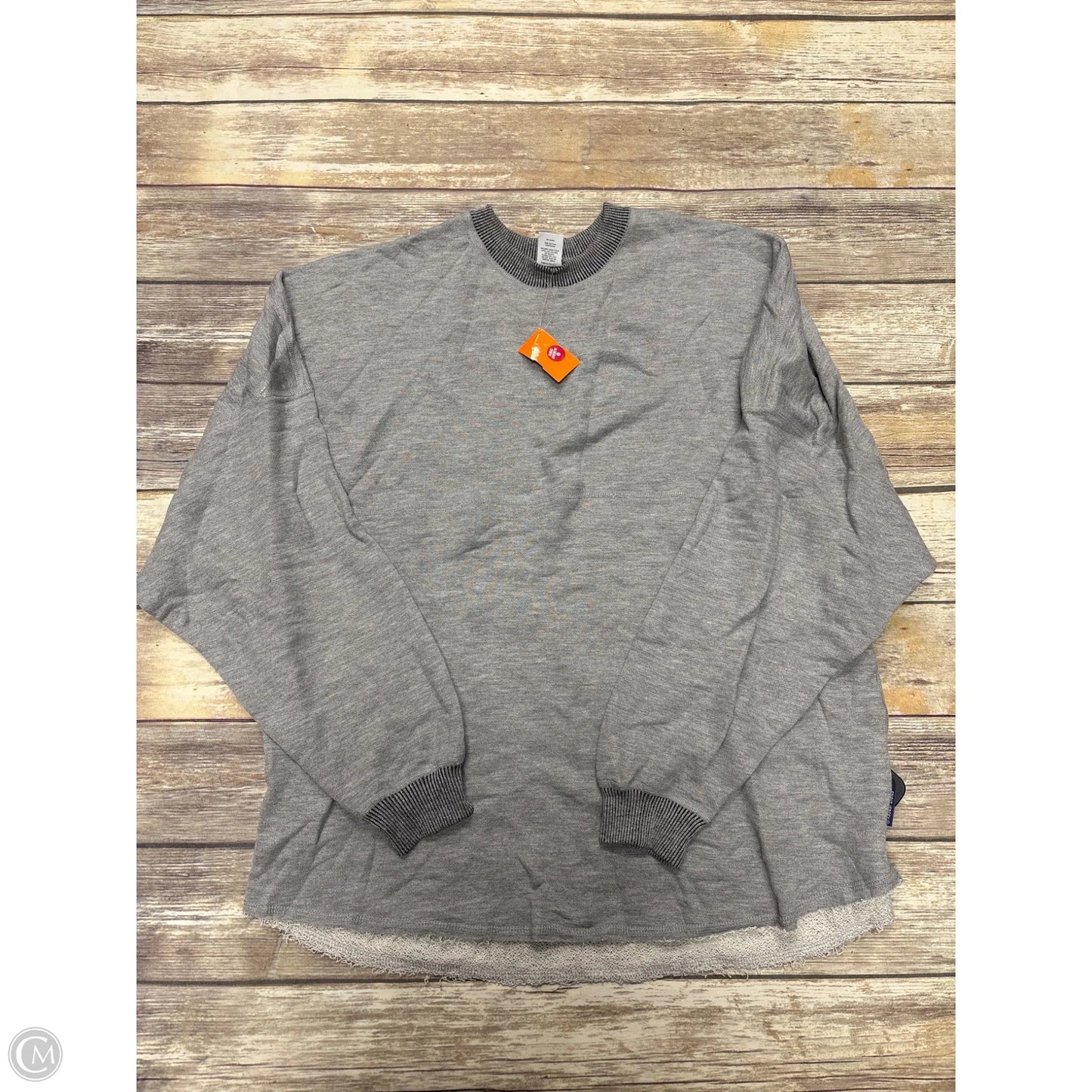 Sweatshirt Crewneck By Cme In Grey, Size: L