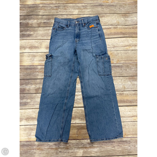 Jeans Wide Leg By Old Navy In Blue Denim, Size: 8