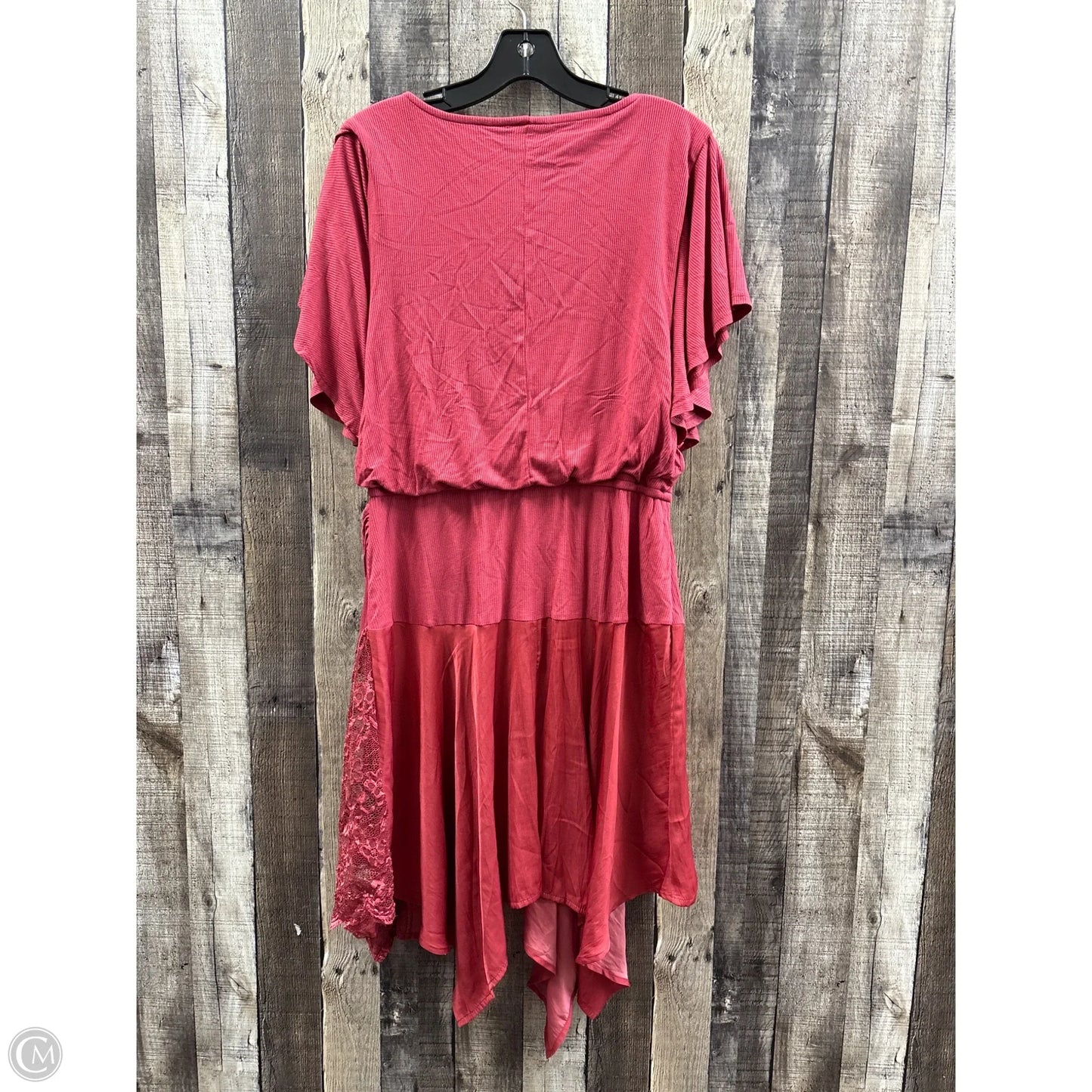 Dress Casual Midi By Willow & Root In Red, Size: L