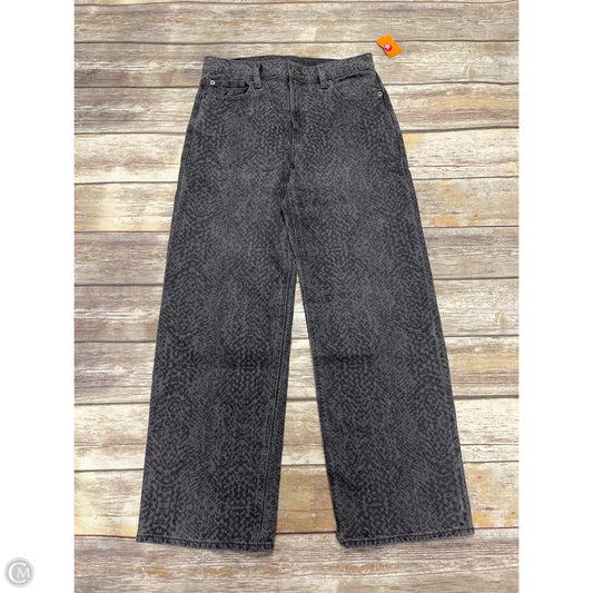 Jeans Wide Leg By American Eagle In Animal Print, Size: 4
