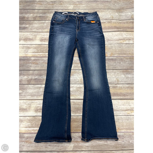 Jeans Boot Cut By Vigoss In Blue Denim, Size: 8