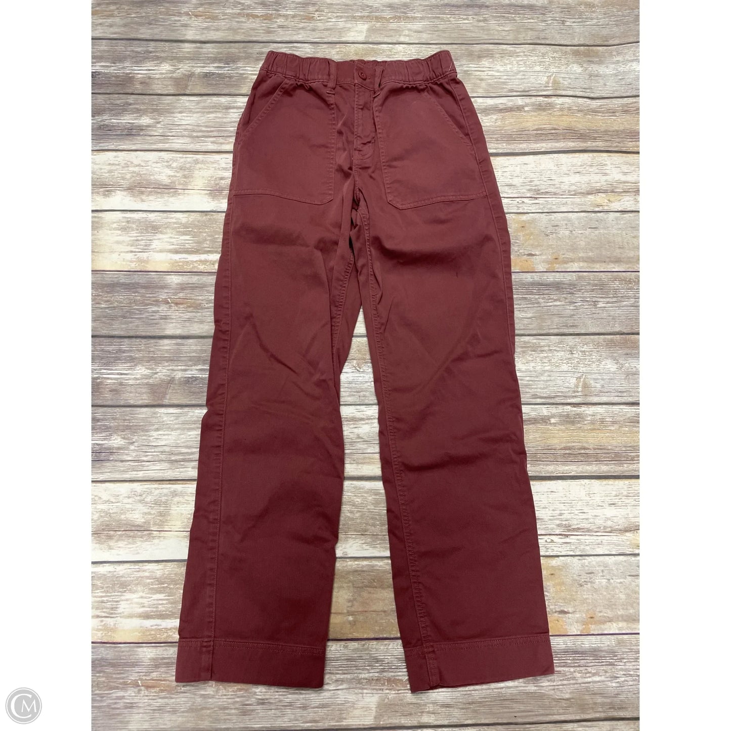 Pants Wide Leg By American Eagle In Mauve, Size: Xs