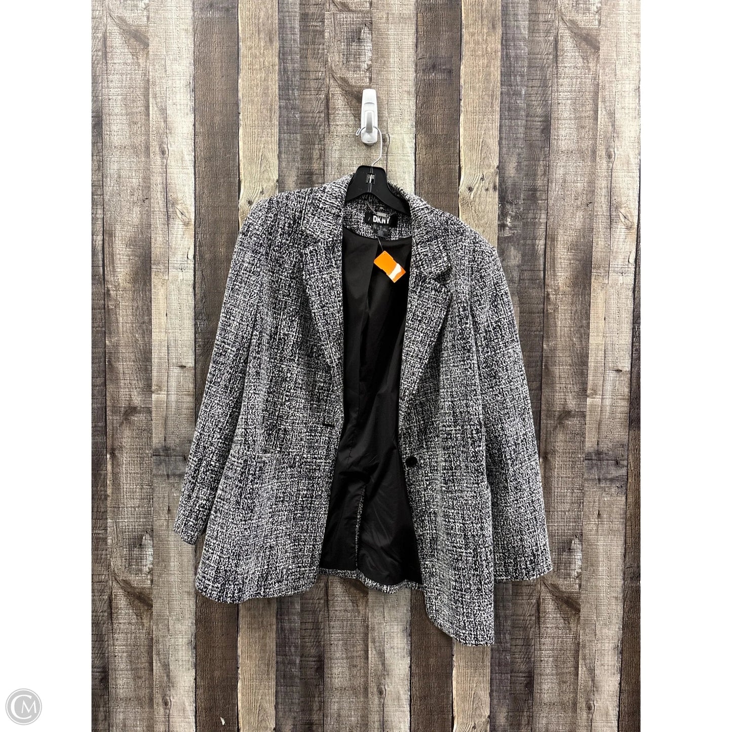 Blazer By Dkny In Black & White, Size: L