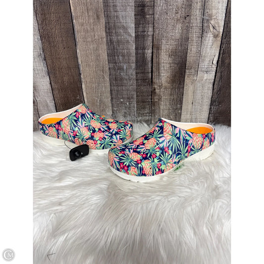 Shoes Heels Wedge By Dansko In Multi-colored, Size: 7