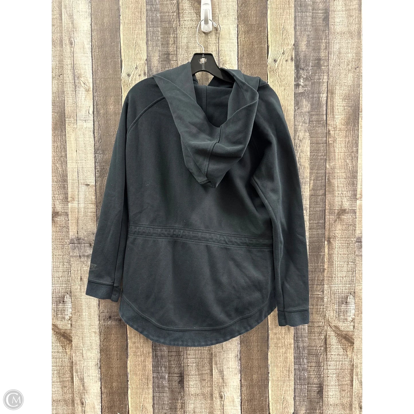 Athletic Jacket By Nike In Black, Size: M