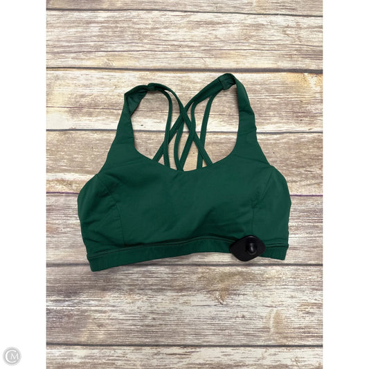 Athletic Bra By Lululemon In Green, Size: 6