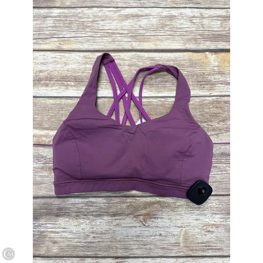 Athletic Bra By Lululemon In Pink, Size: 6