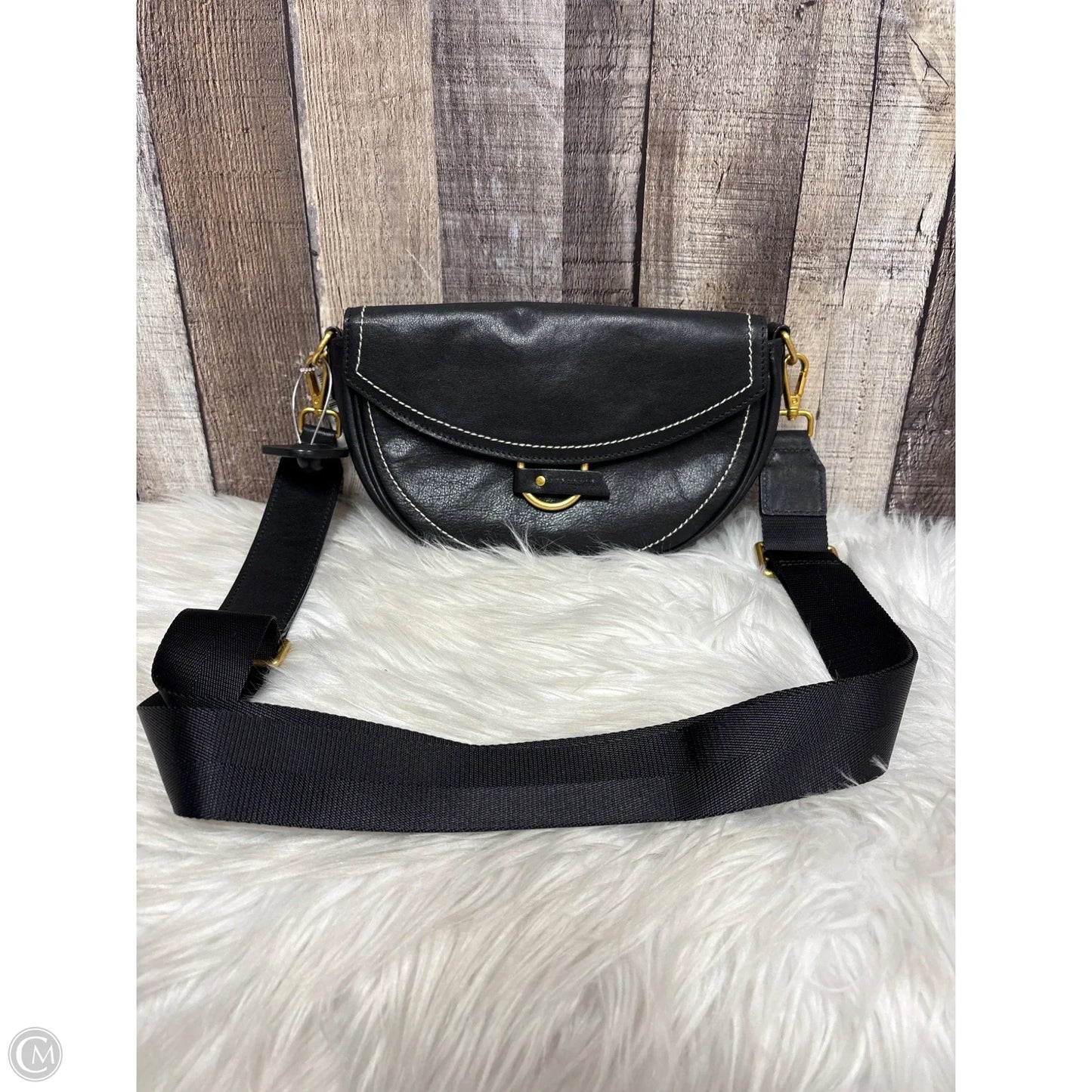 Crossbody Leather By Cme, Size: Medium