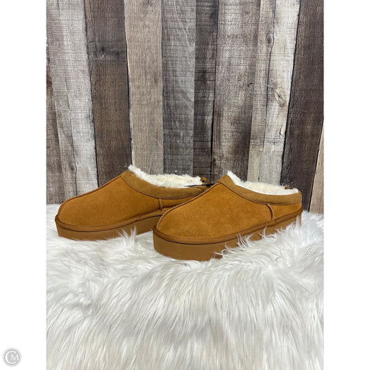 Shoes Flats By Joyspun In Brown, Size: 11