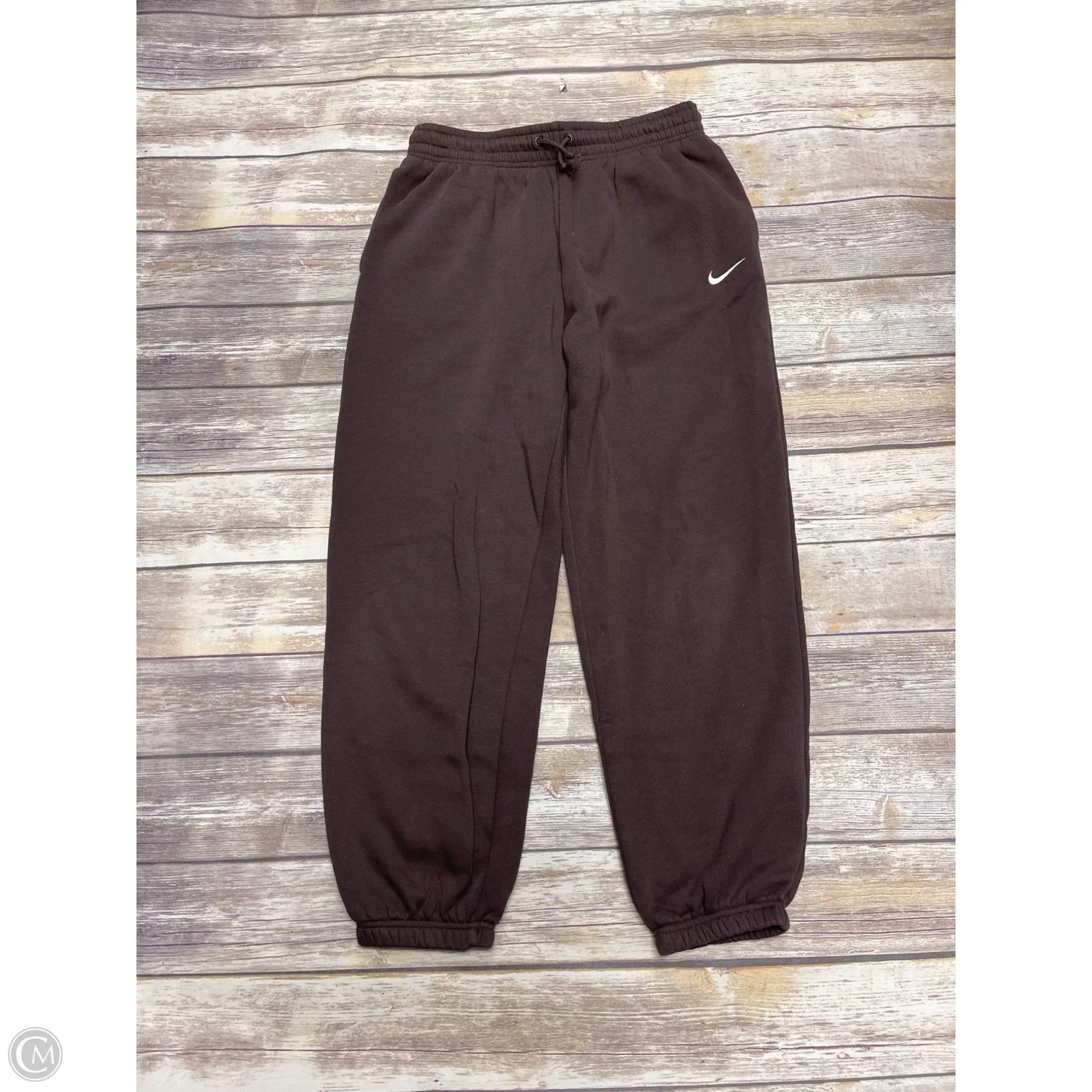 Athletic Pants By Nike In Brown, Size: M