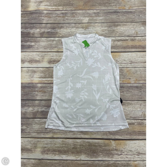 Athletic Tank Top By Nike In White, Size: S