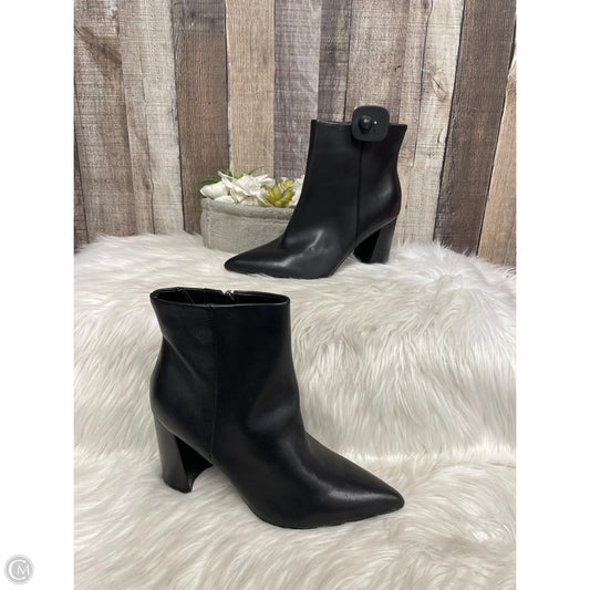 Boots Ankle Heels By Marc Fisher In Black, Size: 9