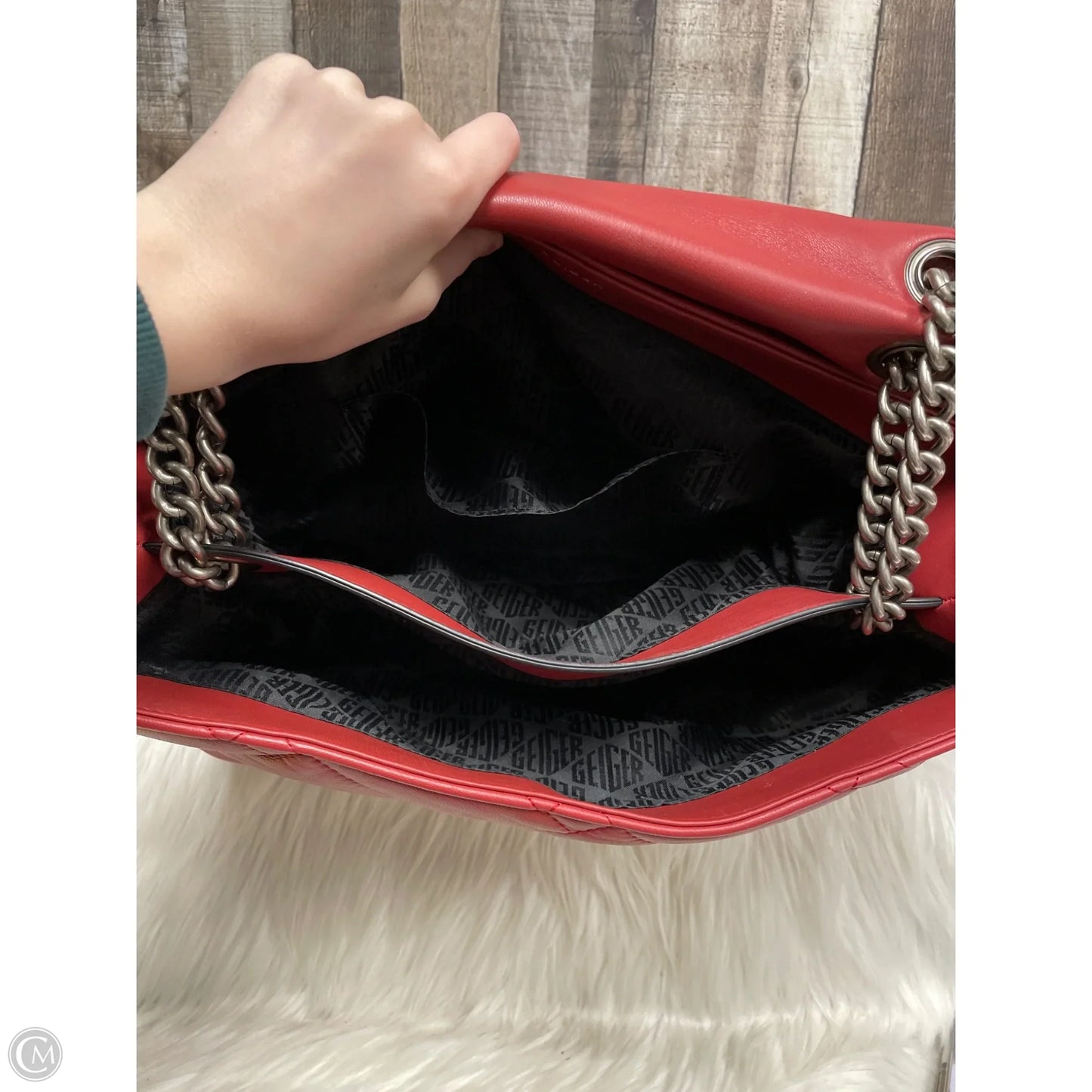 Handbag Designer By Kurt Geiger, Size: Large