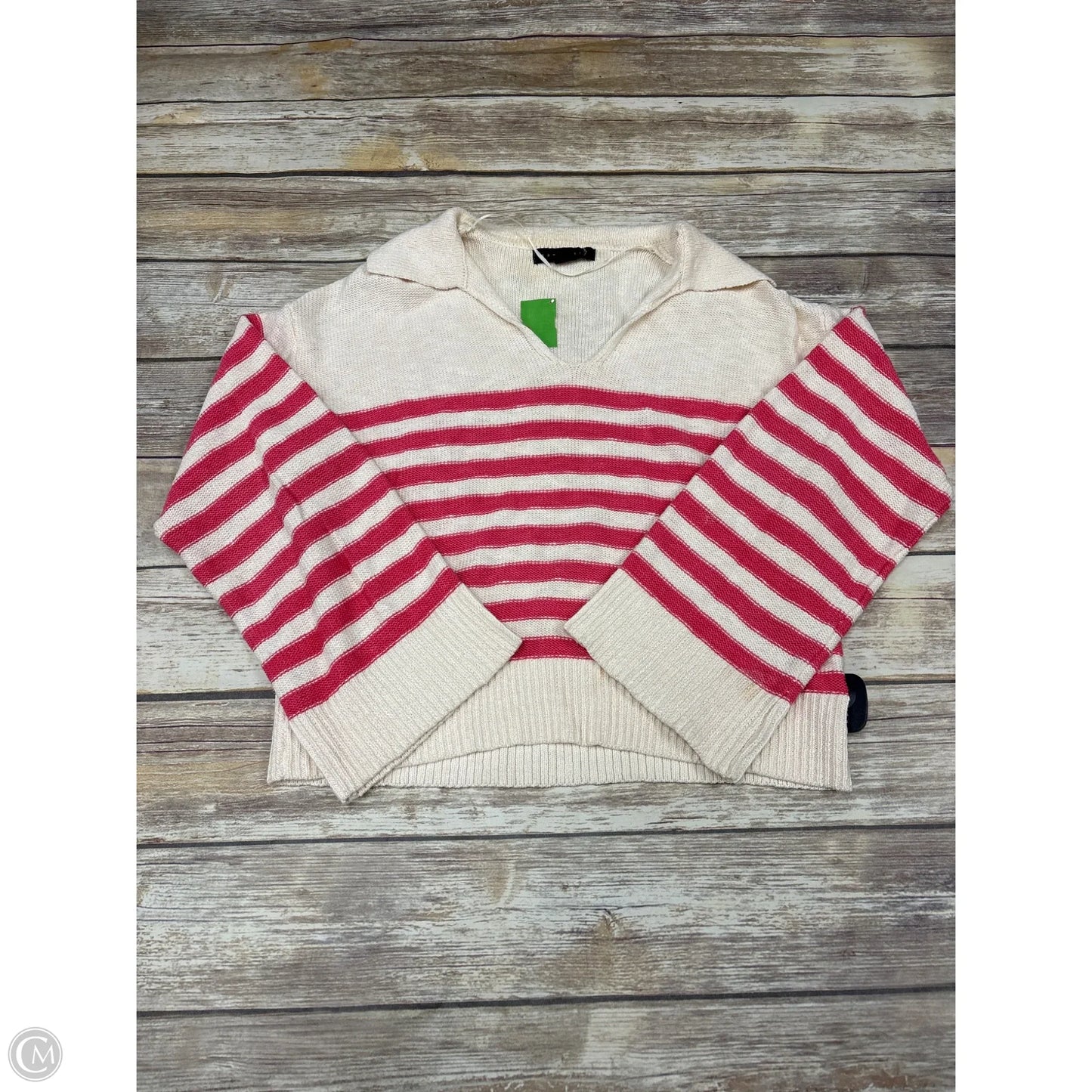 Sweater By Sanctuary In Pink & White, Size: S
