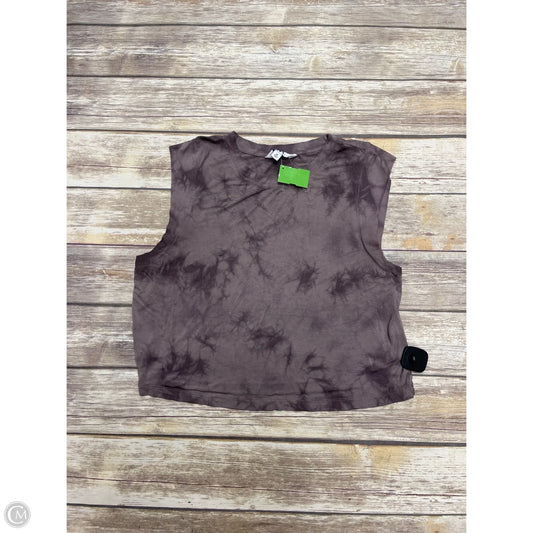 Athletic Tank Top By Joy Lab In Taupe, Size: M