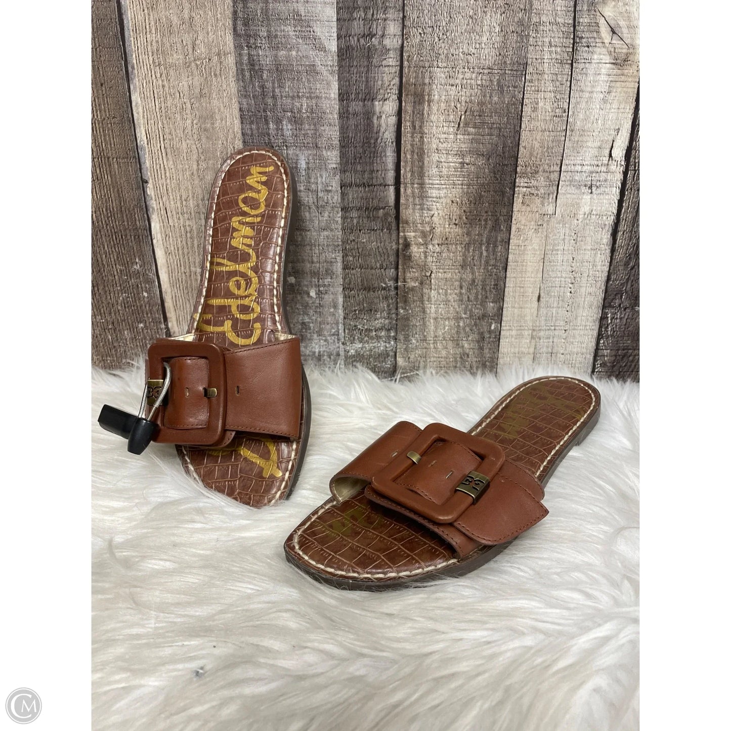 Sandals Flats By Sam Edelman In Brown, Size: 9