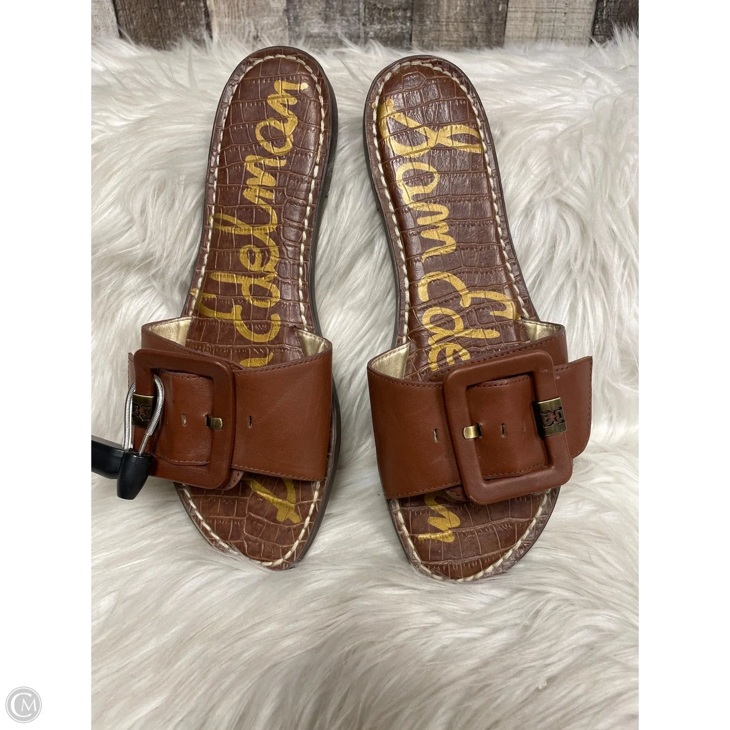 Sandals Flats By Sam Edelman In Brown, Size: 9