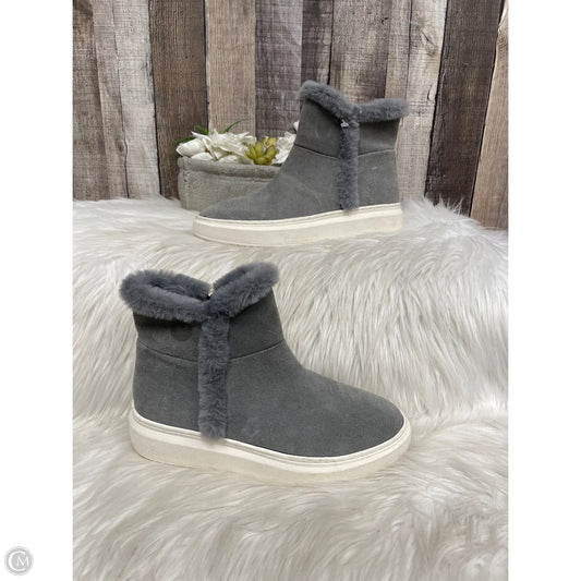 Boots Ankle Flats By Marc Fisher In Grey, Size: 8.5