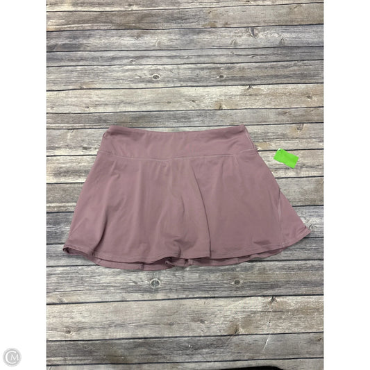 Athletic Skort By Kyodan In Mauve, Size: M