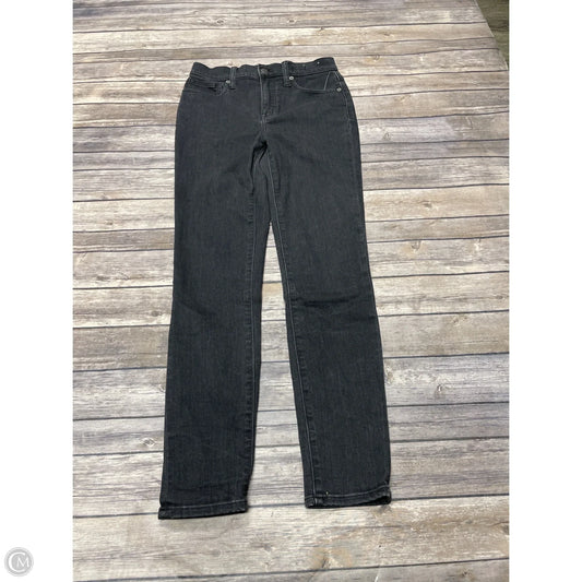 Jeans Skinny By Madewell In Black Denim, Size: 0