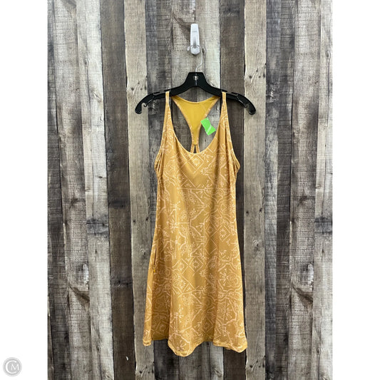 Athletic Dress By Prana In Gold, Size: M