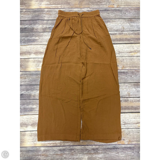 Pants Wide Leg By A New Day In Bronze, Size: S