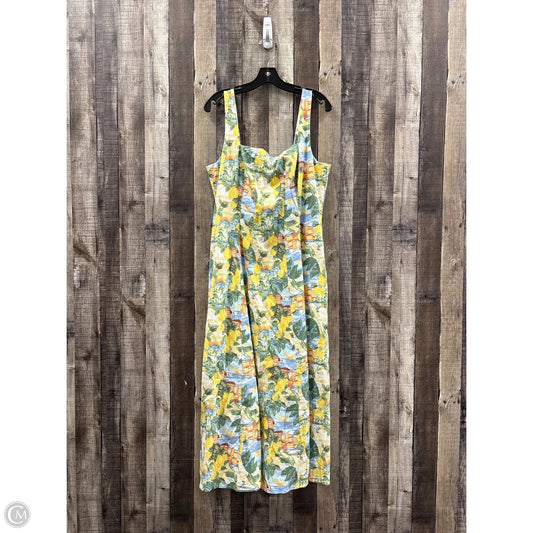 Dress Casual Midi By Abercrombie And Fitch In Multi-colored, Size: Xl