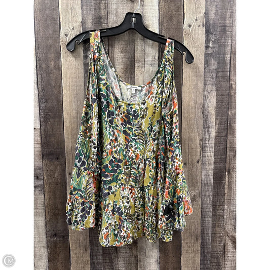 Top Sleeveless By Jodifl In Multi-colored, Size: L