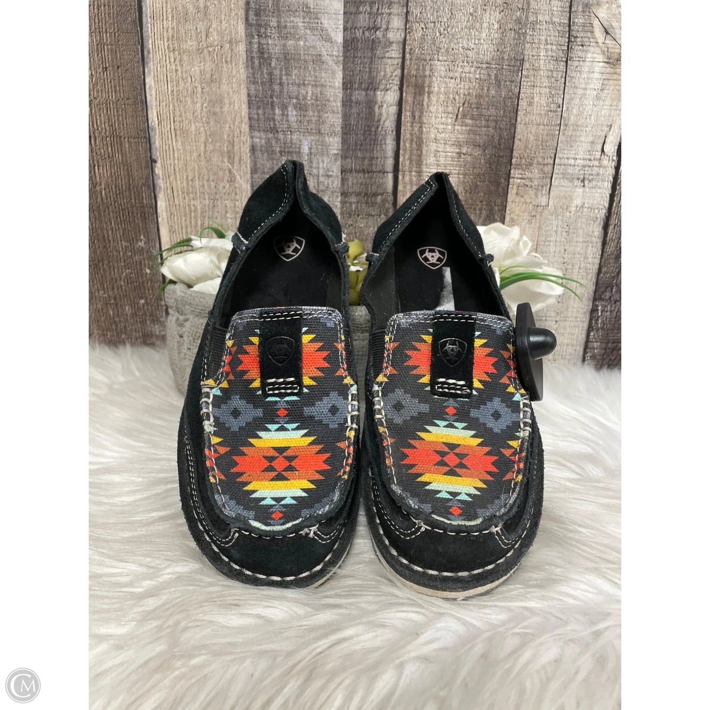 Shoes Flats By Ariat In Black, Size: 6.5