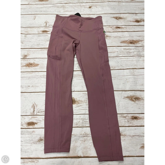 Athletic Leggings By Athleta In Mauve, Size: S