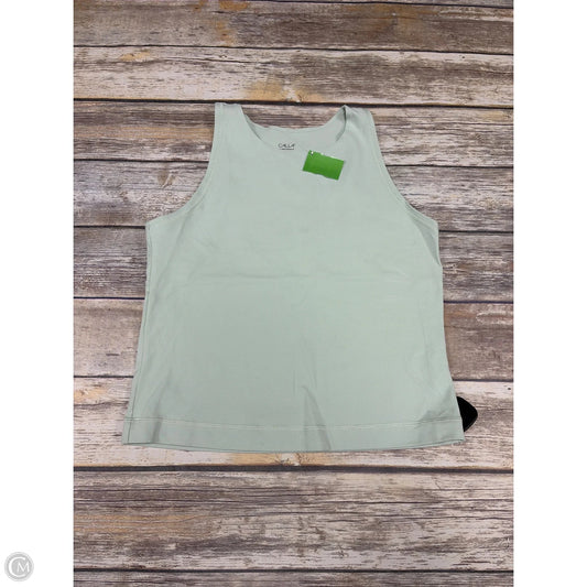 Athletic Tank Top By Calia In Green, Size: L