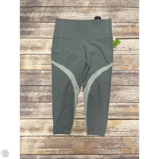 Athletic Leggings By Athleta In Green, Size: 1x