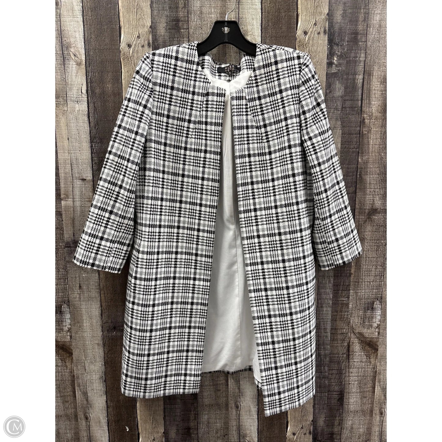 Blazer By Alex Marie In Plaid Pattern, Size: M
