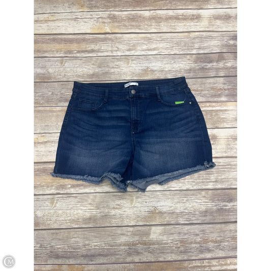 Shorts By Nine West In Blue Denim, Size: 14