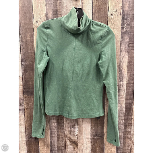 Top Long Sleeve By Free People In Green, Size: S