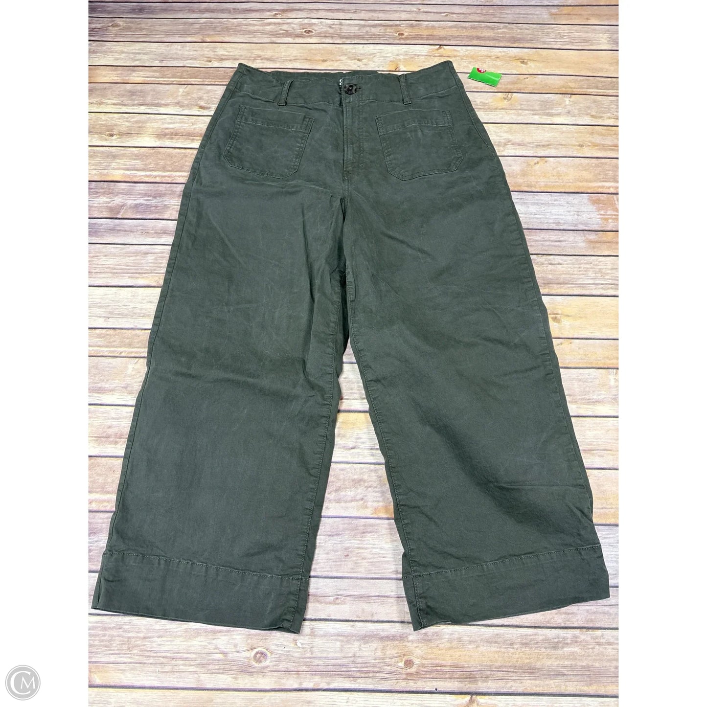 Pants Wide Leg By Ana In Green, Size: 14