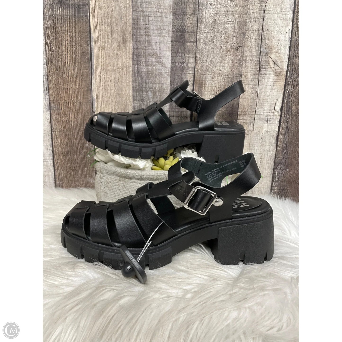 Shoes Heels Platform By Cme In Brown, Size: 10
