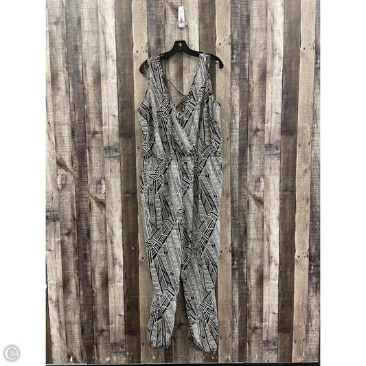 Jumpsuit By Forever 21 In Black & White, Size: 1x