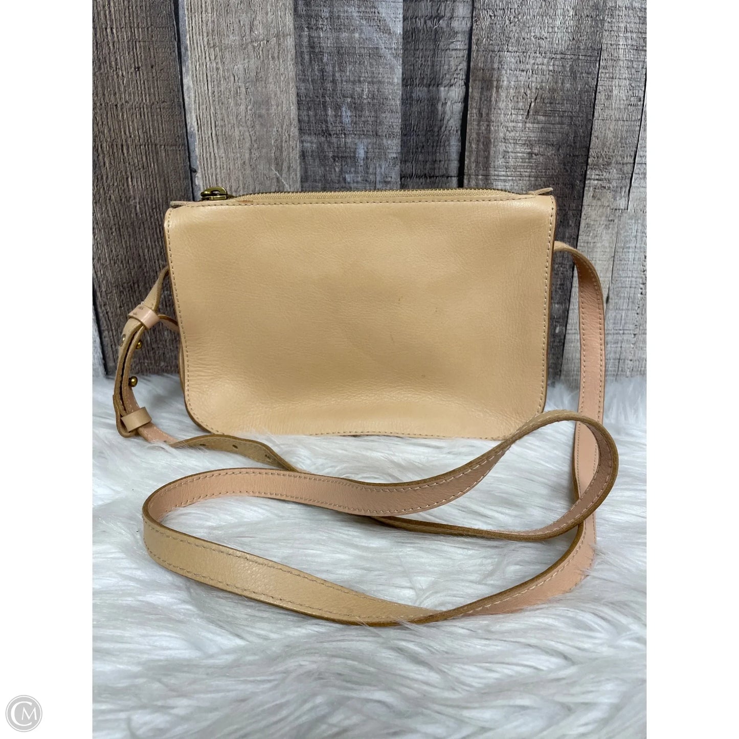 Crossbody Leather By Madewell, Size: Medium